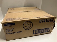 Scott Kimberly Clark Personal Bathroom Toilet Seat Covers 07410 case of 3000