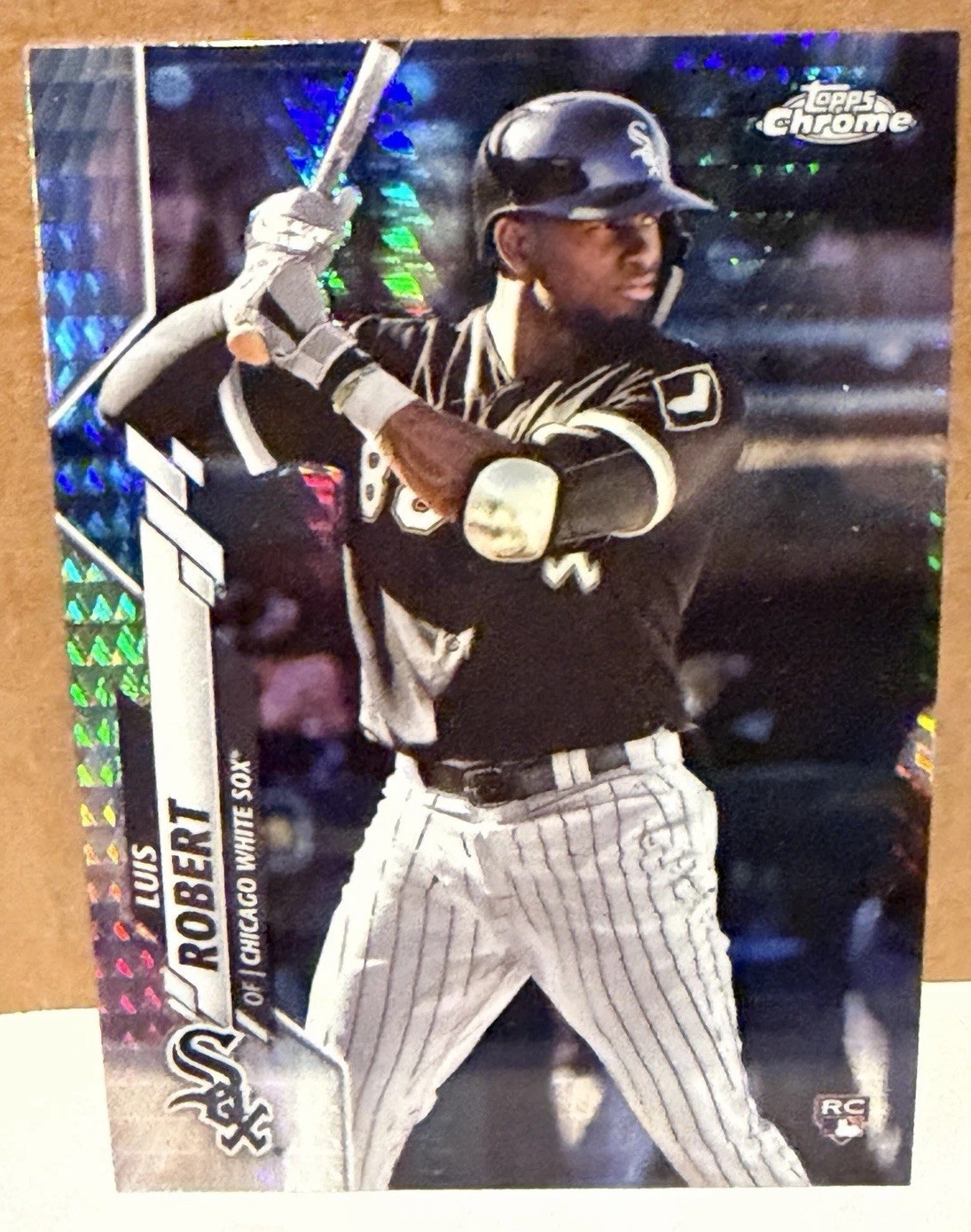 ⚾️ 2020 Topps Chrome LUIS ROBERT 🌈 Prism Refractor RC #60