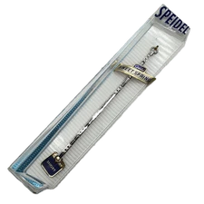 Antique Loop End Speidel Ladies Wristwatch Bracelet Steel & 10k GF Sweet Spring