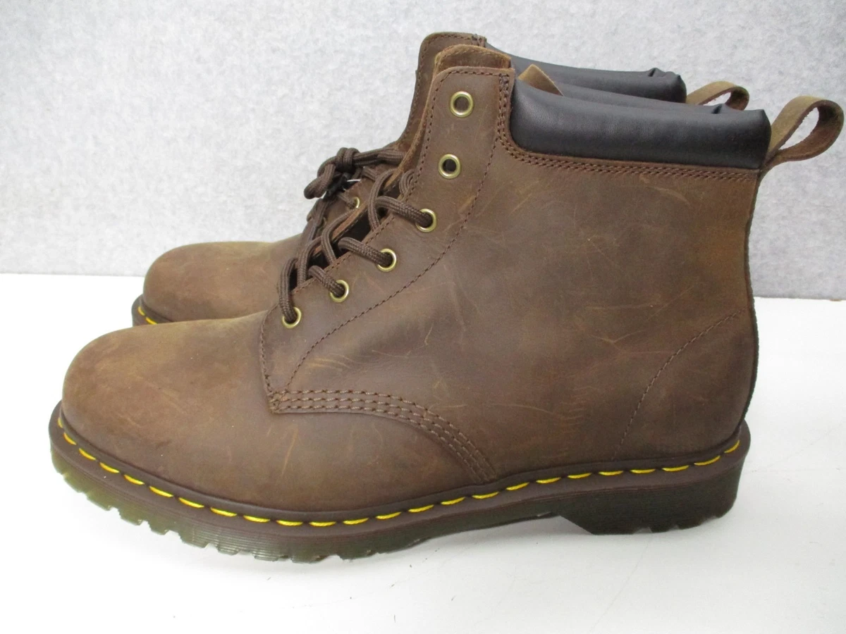 Vtg Dr Martens 939 Crazy Horse Leather Made in England Brown Boots Size 9 Men\'s Dr. Martens 101 DARK BROWN CRAZY HORSE Brown - Free delivery  main image 2