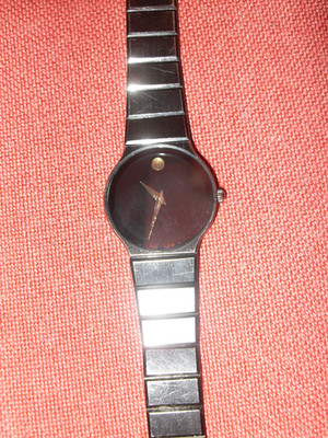 Movado Museum Classic 84.40.881A Damen Armband Uhr Schwarz Quarz