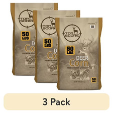 Deer Corn Whole Kernel Feed for Deer Turkey Game Animals 50 lb Bag 3 Pack