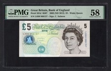 Great Britain 5 Pounds 2002 (ND 2012) P391d About Uncirculated