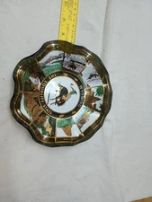 Wyoming Glass Souvenir Travel Tip Tray Ashtray