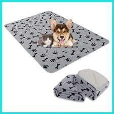 Dog Crate Pee Pads - Wahable Dog Rugs Non-Slip Puppy Pads for Small Dogs, Wat...