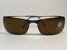 Silhouette Polarized Sunglasses 8606 Brown 100 UV400 Made in Austria NOS