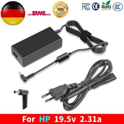 45W 19.5V 2.31A Netzteil Ladegerät for HP Laptop Ladekabel 4.5*3.0mm AC-Adapter