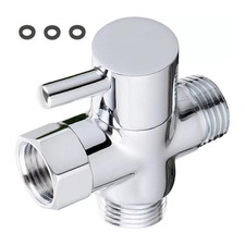 G1/2'' Brass Shower Head Diverter Valve Faucet Tap T-adapter Splitter Switch