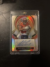 2025 Panini Select Mitchell Tinsley Silver Prism Auto SIP-MTY (AU)