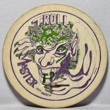 Vintage Pog * Master Troll * March * Bin181