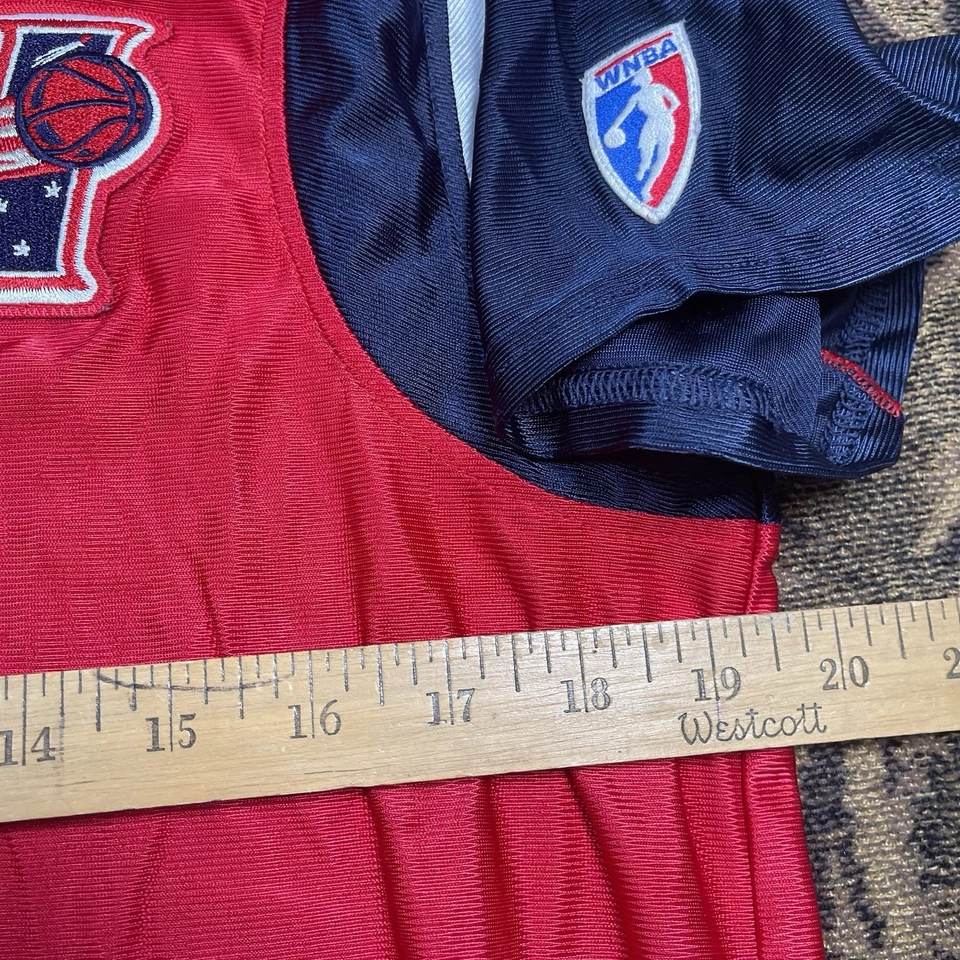 复古休斯顿彗星女式中号冠军 WNBA 篮球热身射击衬衫 — 第 4/4 张图片