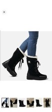 SOREL  Womens Black  Tivoli IV Waterproof Boo...