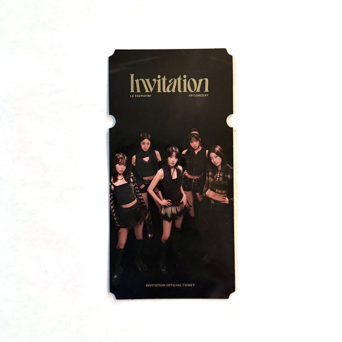 LE SSERAFIM] VR CONCERT：INVITATION / Photocard Limited Hologram