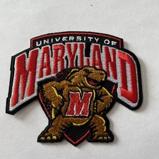 MARYLAND TERRAPINS EMBROIDERED IRON ON PATCH