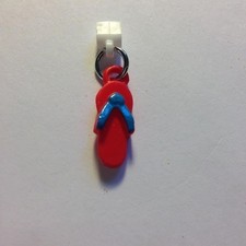 Pop Girl Ear Bud Charm: Red Flip Flop