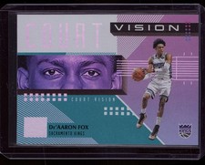 2018-19 Panini Status - Court Vision De'Aaron Fox #4 Aqua