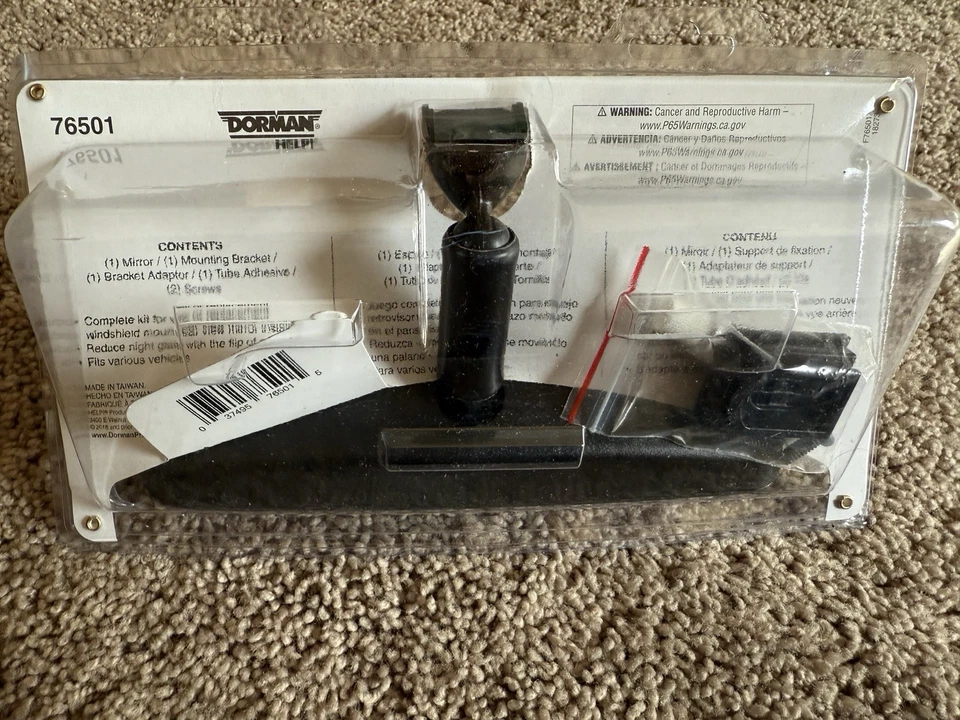 Dorman 76501 Universal Interior Rear View Mirror - 8 Inch Wide - Image 3 of 4