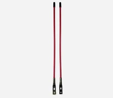 SAM 27" 1308200 Red Blade Guides to fit Western Snow Plows - No Bolt Hardware