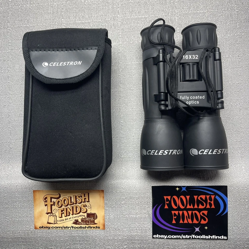 Celestron Binoculars & Case FocusView 12x25 Multi-Purpose Fully Coated Optics - Image 4 of 4