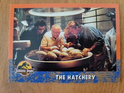 Jurassic Park - Topps Trading Card # 26, The Hatchery (1993)
