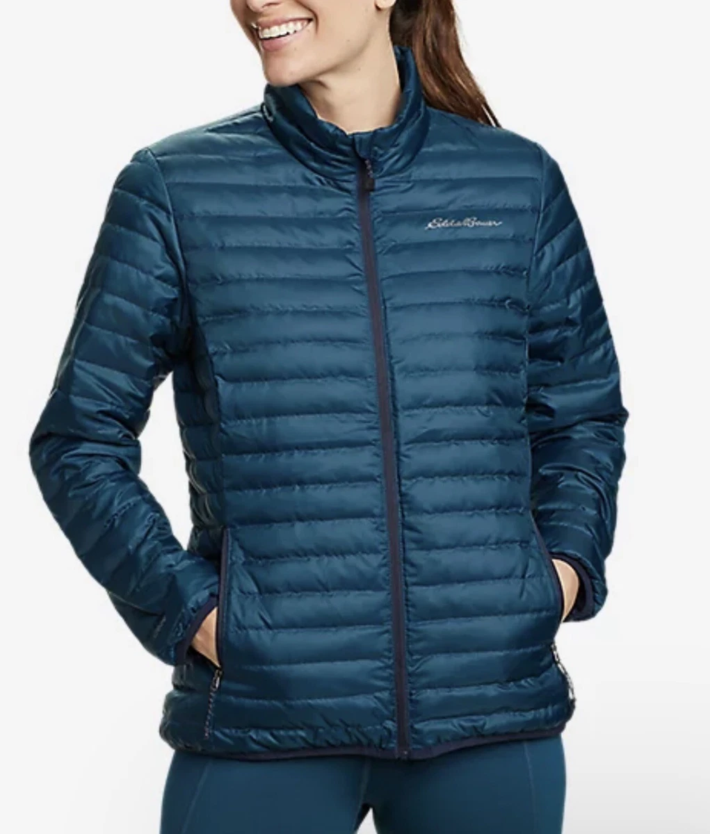 Eddie Bauer Women s Microlight Down Green Peacock Jacket Multiple Sizes NWT