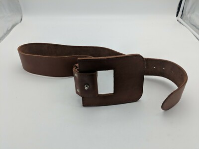 Streets Ahead Brown Leather Belt Medium | eBay display picture 1