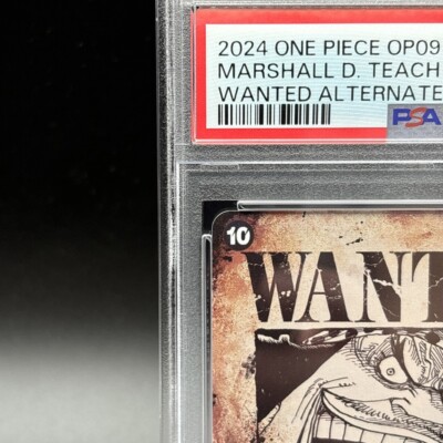 PSA 10 Teach OP09-093 Wanted SR-SPC Emperors in the New World ONE