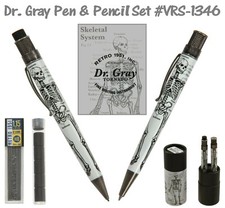Retro 51 Dr. Gray Vintage Metalsmith Rollerball Pen & Pencil Set #VRS-1346