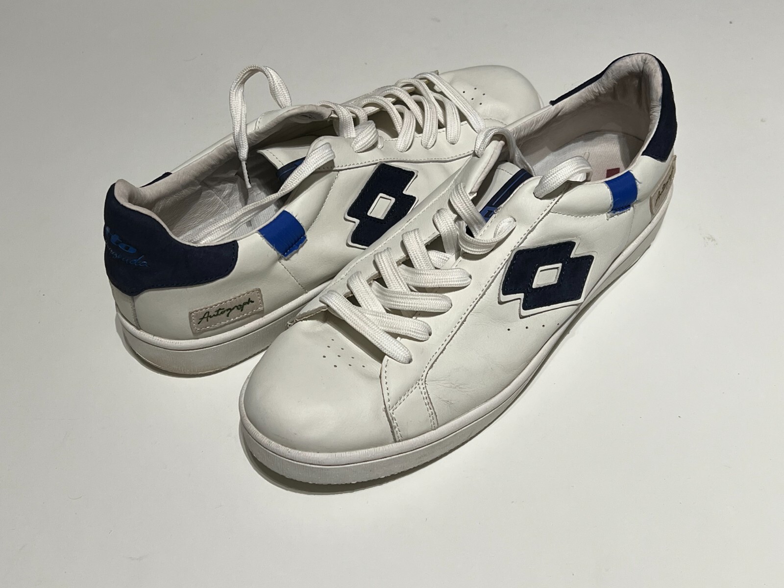 Lotto Uomo Taglia 12 5 Leggenda AUTOGRAFO Bianco 