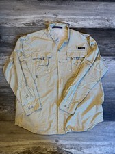 Columbia PFG Super Bahama Men  s L XL Plaid Long Sleeve Vented Fishing Shirt