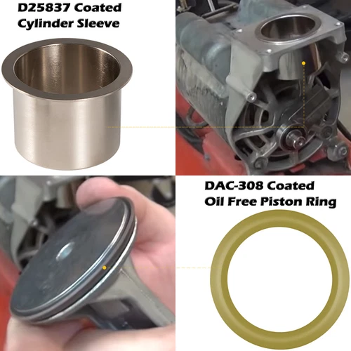 K-0650 Cylinder Sleeve Replacement Kit with DAC-308 Pre-Formed Piston Ring - Picture 10 of 11
