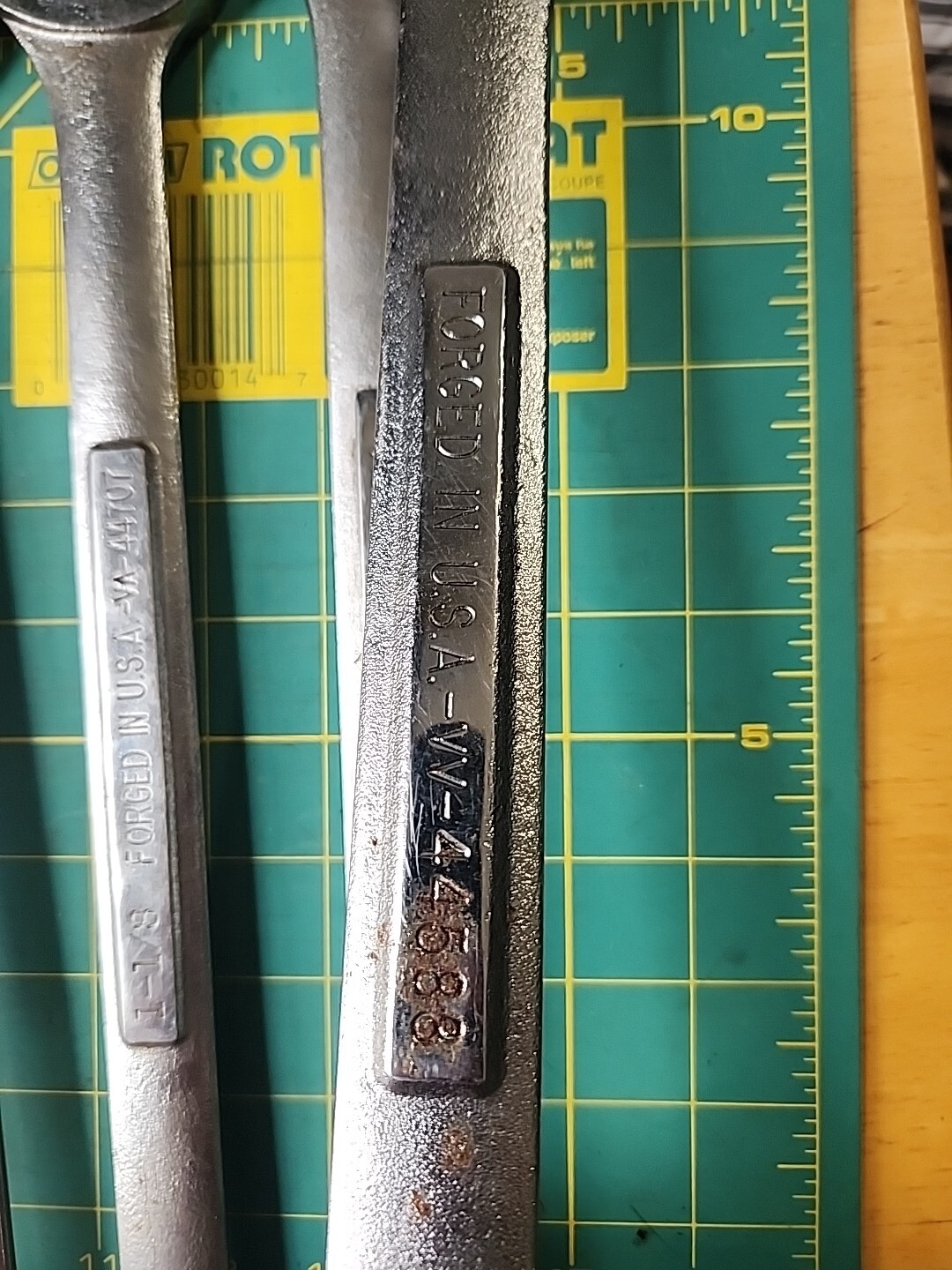 8 Vintage Jumbo Wrenches 7 Craftsman V Series & 1 Snap On Oex32 1" To 1