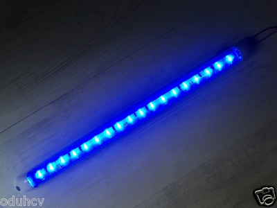 Brillante 24V 18 LED Azul Furgoneta Autobús Interior Techo Domo Luz Bombilla