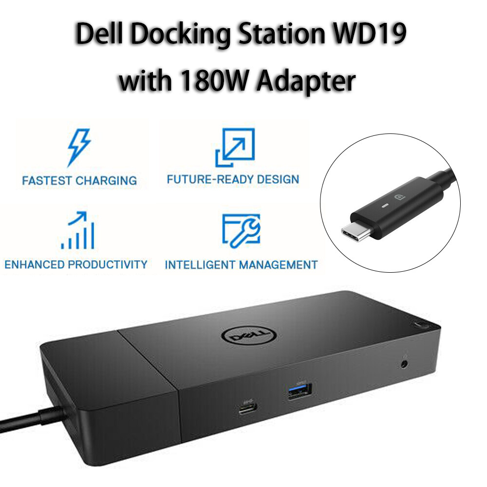 分配器・切替器 Dell Dock WD19S 180W Amazon.com: Dell Dock WD19S USB-C 180W Power Delivery