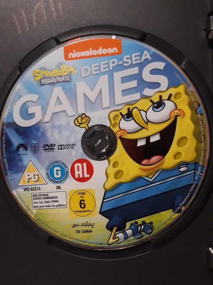 Lot of 2 - SpongeBob SquarePants - Games + Movie (Germany & Italy Imports) DVDs - Image 3 of 4