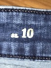 White House Black Market Slim Crop Woman’s 10 Denim Blue Jeans Capri High Rise — photo 4