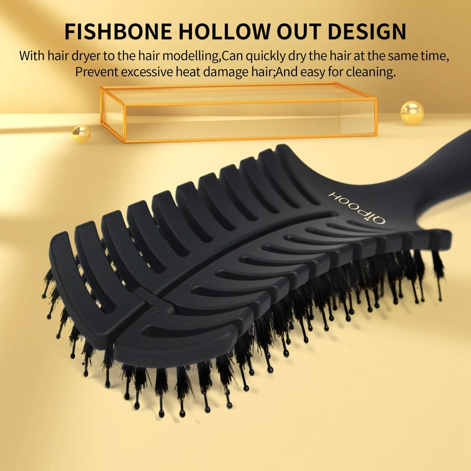 Профессиональная щетка для быстрой сушки волос влажная щетка для распутывания волос массаж антистатическая расческа 1 шт. - Изображение 4 из 4