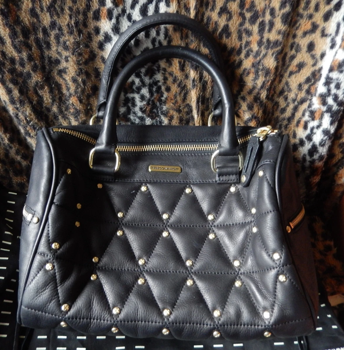 Rebecca minkoff leather satchel hotsell