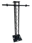 6.56 FT Black Plasma TV Mount Stand Stage DJ Lighting Truss Totem 10"x10" Truss