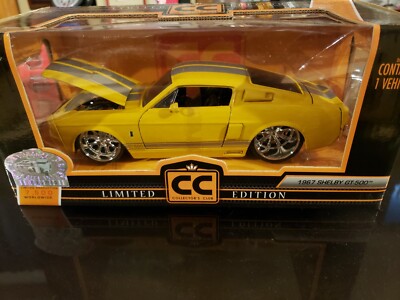 1/24 JADA CC 1967 SHELBY GT-500 LIMITED EDITION 7500 WORLDWIDE NEW