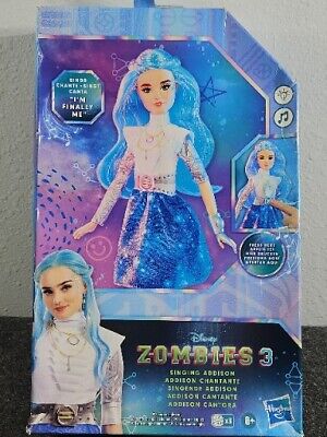 Disney Zombies 3 Singing Addison Fashion Doll, Light-Up Alien Doll with  Music and Singing 