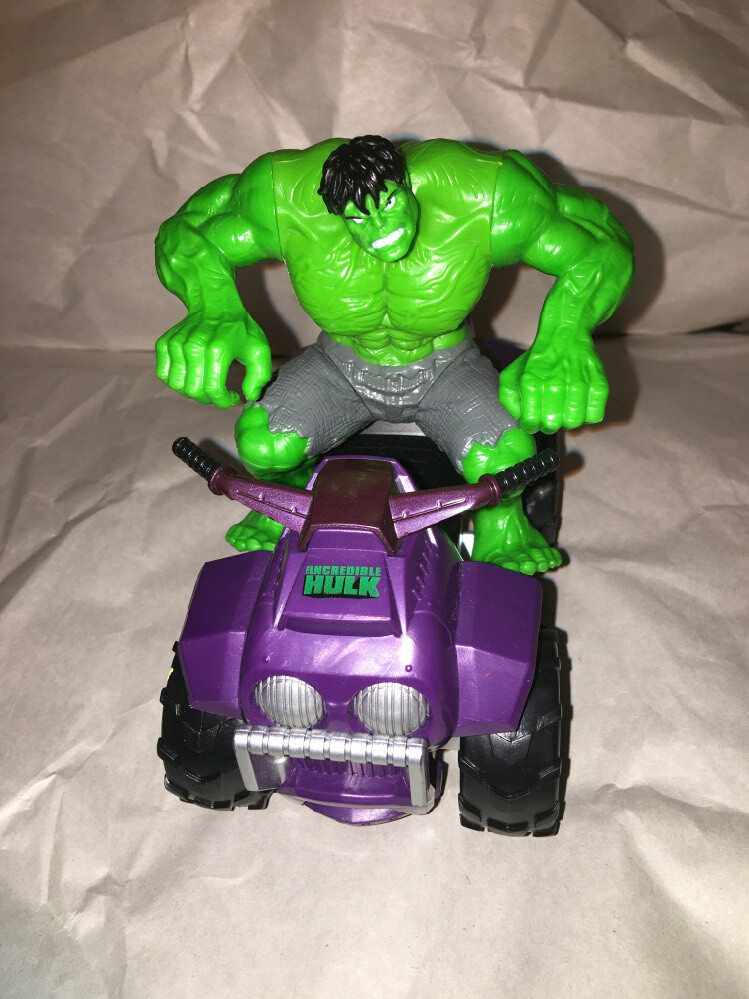 Hasbro Incredible Hulk Zoom N Go 4 Four Wheeler ATV Marvel