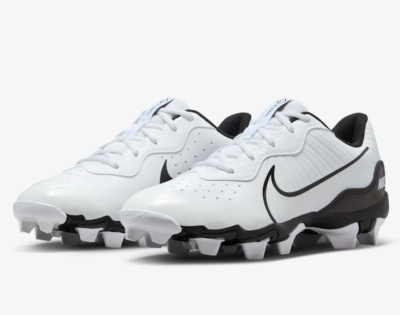 Nike Alpha Huarache 4 Keystone Men\'s White and Black Athletic Cleats Nike Men main image 2