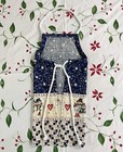 child youth handmade holiday Snowman Print cooking apron — photo 4