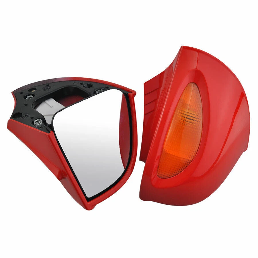 Par de espejos retrovisores rojos con intermitente para BMW R1100RT R1100RTP R1150RT Foto 3 de 4