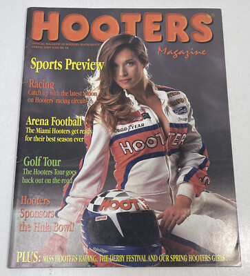 Hooters Girls Magazine Spring 1995 Volume 18  Miss Hooters Racing/Derby Festival