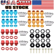 8Pack 1/8 12mm-17mm Wheel Hex Hub Adapter Conversion Extension For 1/10 RC Car