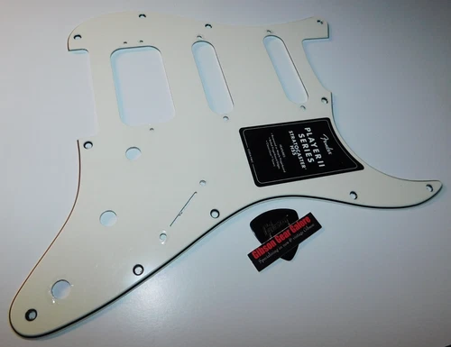 Fender Stratocaster Pickguard Player II Parchment Guitar Parts Strat Project HSS