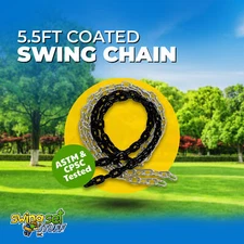 SWING SET STUFF INC 5 1/2 FT COATED CHAINS BLACK 0054 0054