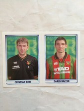 Figurina Merlin's Calcio 99 Cristian Bini Dario Baccin N. 546 Ternana